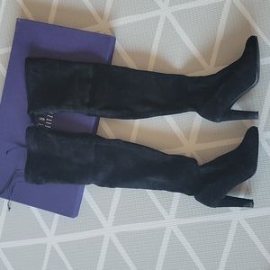 Stuart Weitzman Over The Knee Suede Boot